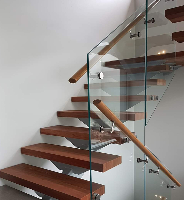 rampes escalier en aluminium